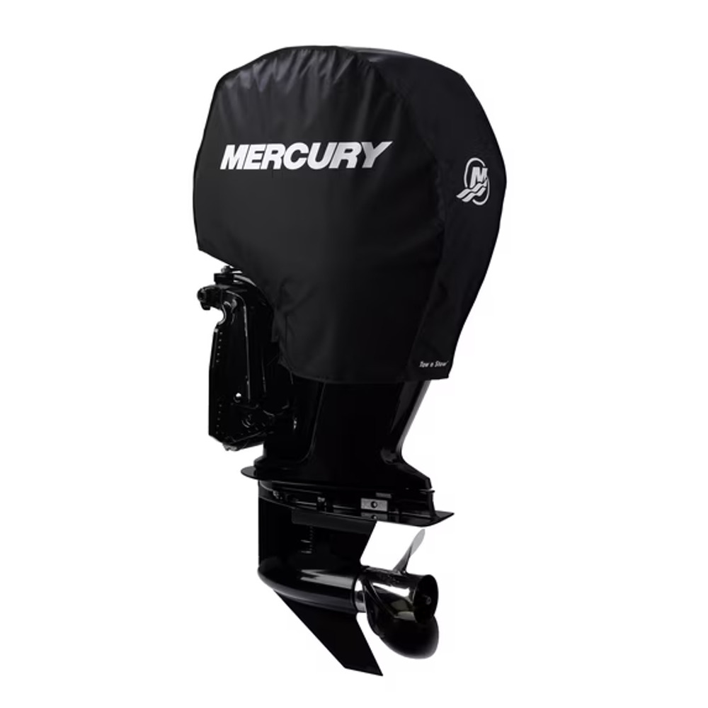 Mercury Marine Tow N Stow Outboard Cover 75-115hp FourStroke Black 8M0221491
